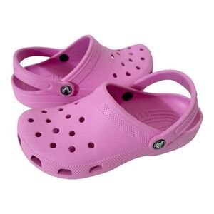 Crocs Women’s Classic Pink Lemonade Barbiecore Comfort Casual Clog Size 6